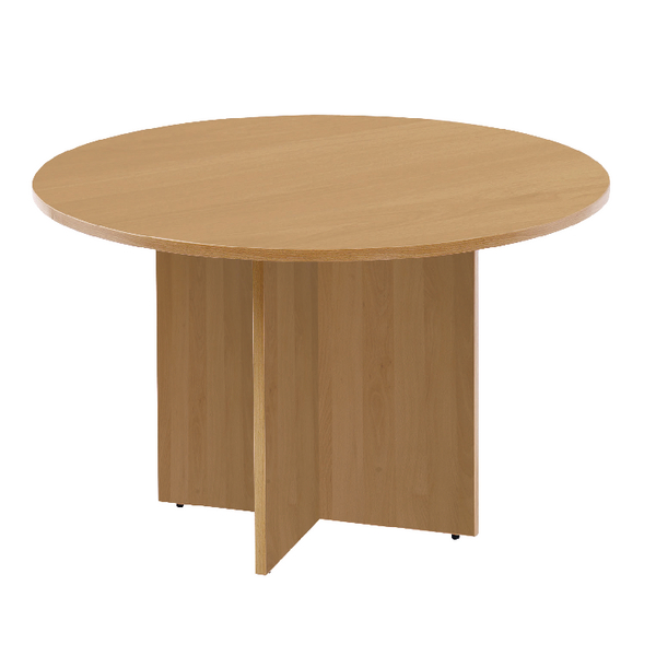 First Round Meeting Table Oak KF74907